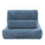 Pouf poire en velours côtelé de 79 cm avec dossier, mini canapé nuage rembourré de mousse, canapé relax sans montage pour chambre, dortoir et salon-1272670023