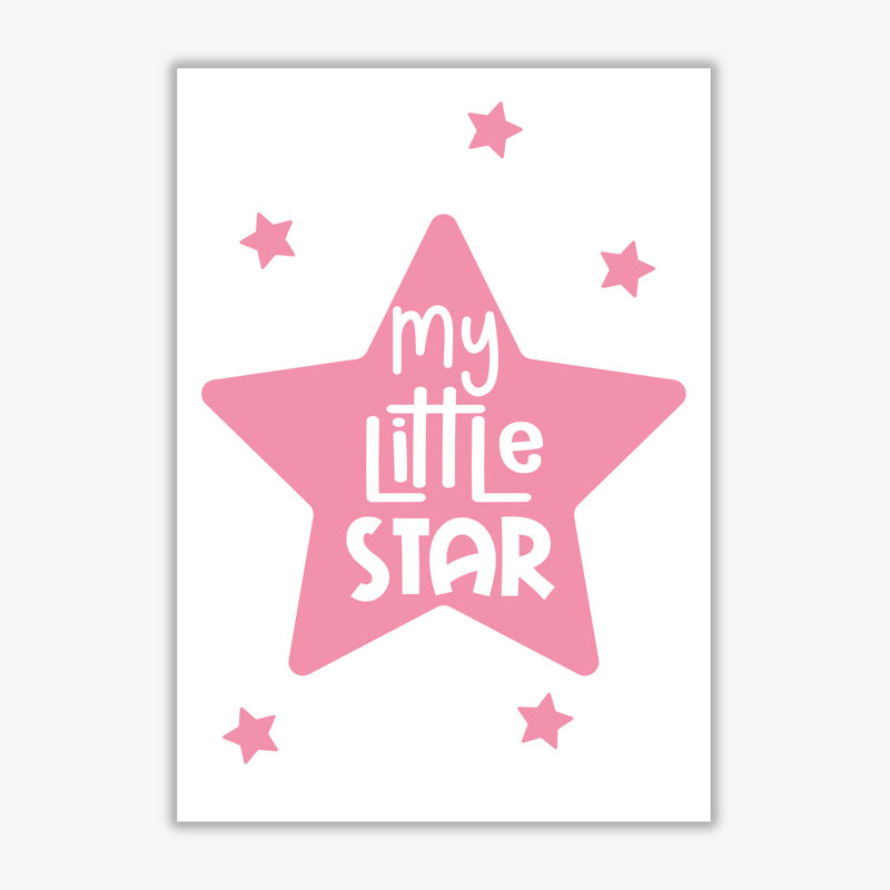 My Little Star - Print, No Frame, 85 cm H x 60 cm W x 1 cm D