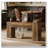 Rustic Coffee Table,Sturdy Console Table