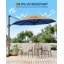 Parasol d'extérieur en porte-à-faux 10 pi avec base 10 pi-1724489340