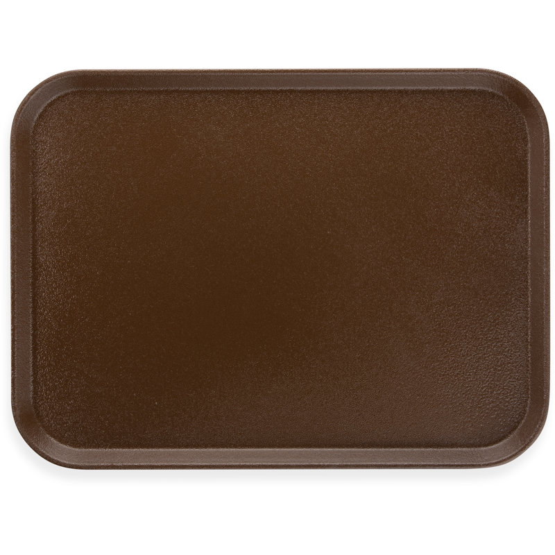 Carlisle Food Service Products Griptite Plastic Tray, 1"H x 20"W x 15"L, Brown