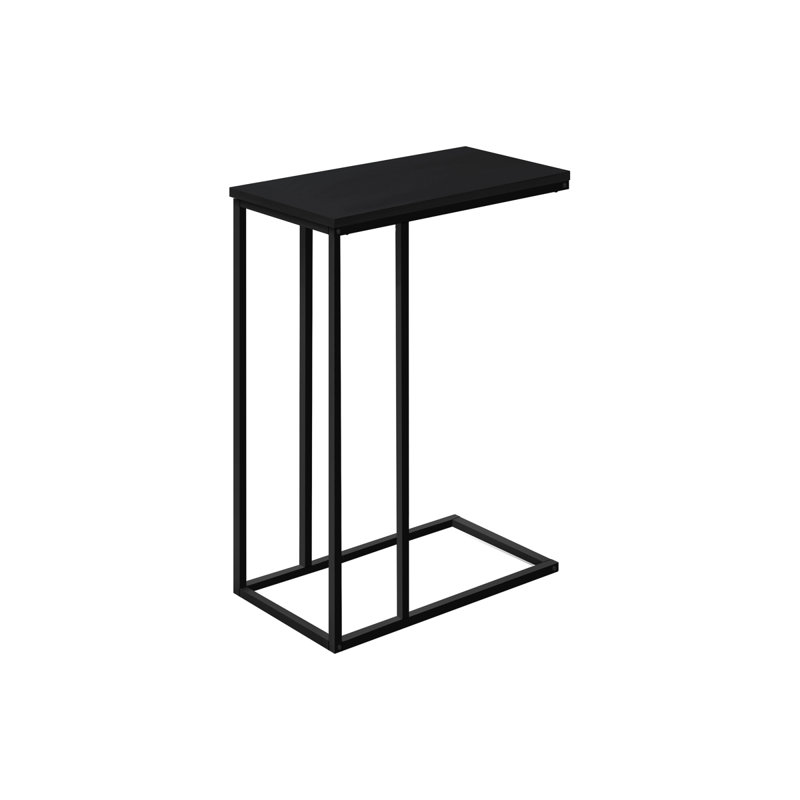 Table d'appoint polyvalente et contemporaine pour le salon et la chambre à coucher, Noir