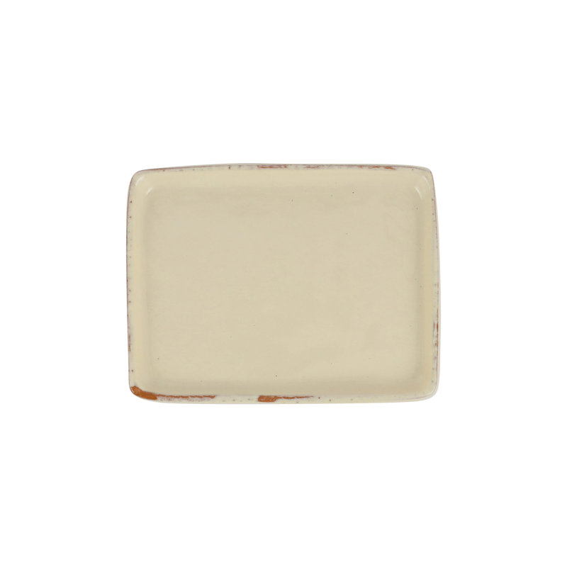 VIETRI Cucina Fresca Terra Cotta Tray, Crema
