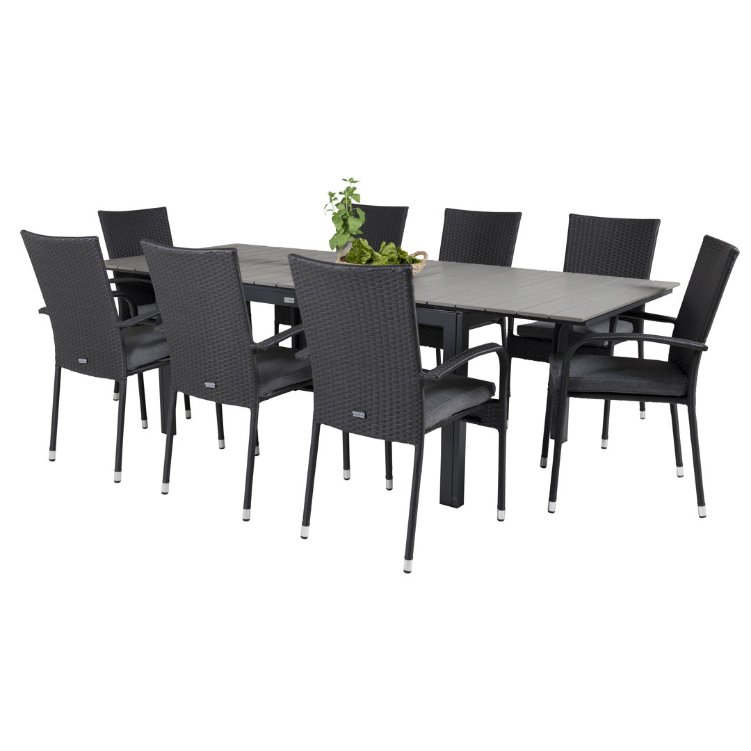 Faiyaz 8 Seater Dining Set with Cushions