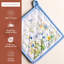 Maison d'Hermine Fleurs de Mai 100 % coton manique simple - 8 po x 8 po