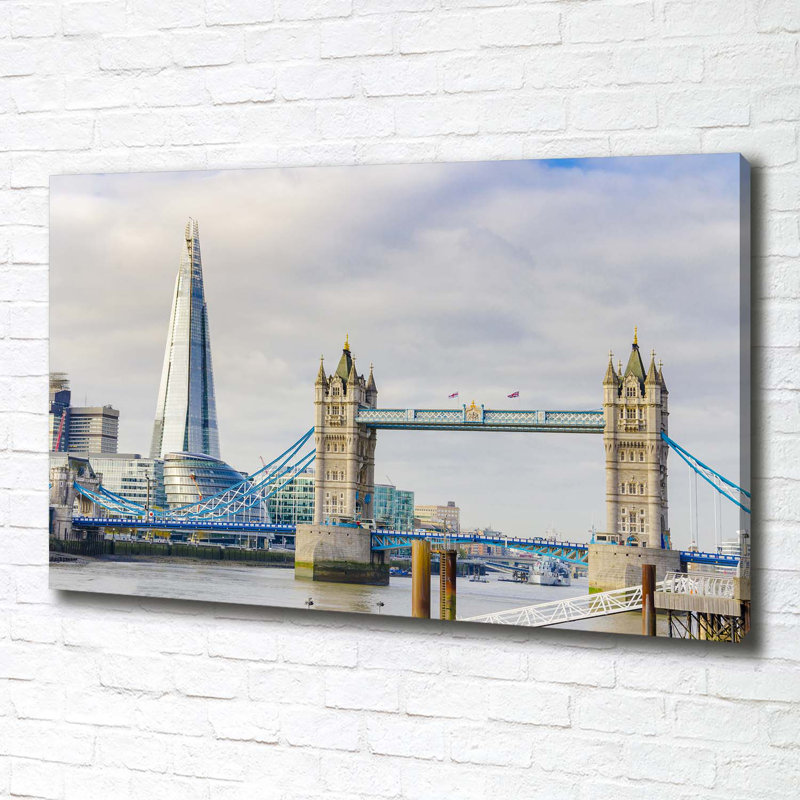 River Thames London - Wrapped Canvas Print