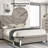 Light Gray Finish Queen Bed