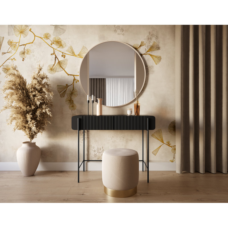 Dressing Table, Black/Black