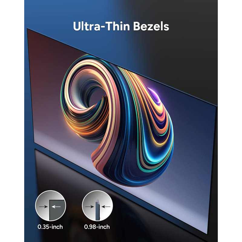 WEMAX 100" High-Gain Fresnel Ultra Short Throw Projector Screen, UHD 16:9 Fixed Frame, ALR Screen For UST Projector