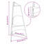 Acier patiné brun 19,69 x 19,69 x 37,40 po vidaXL-598737048