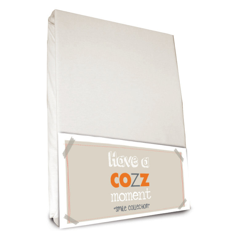 Molton Cotton Blend Cotton/Polyester Fitted Sheet, 140 x 220 cm