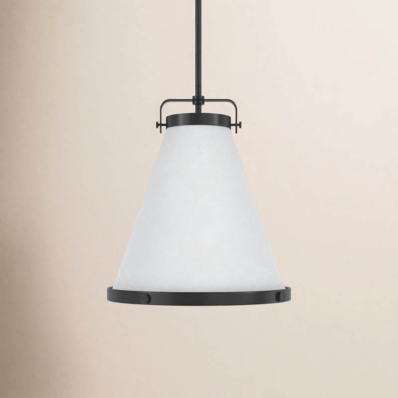 Coco 1 - Light Pendant, 17.75" H x 16" W x 16" D, Black