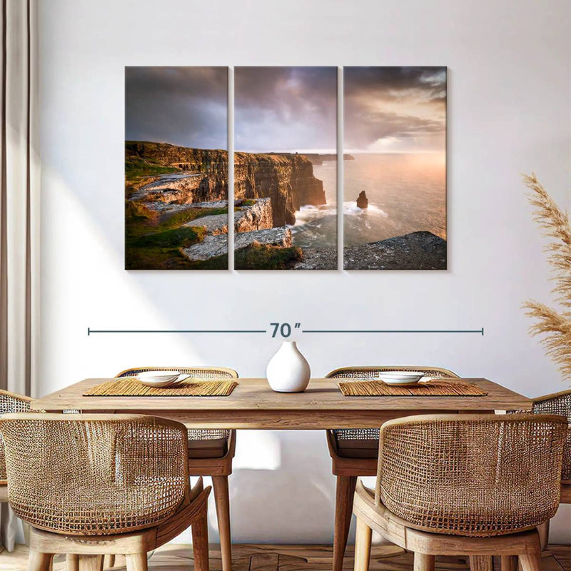 Nicci Cliffs Of Moher Sunset Hues, 36" H x 57" W