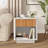 21.6"W Fluted Wooden Nightstand-1317123254-1317123255