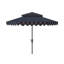 Parasol d'extérieur festonné inclinable 101 po Poppy-444100238