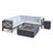 5 - Person Modular Patio Conversation Set with Cushions-1746292632