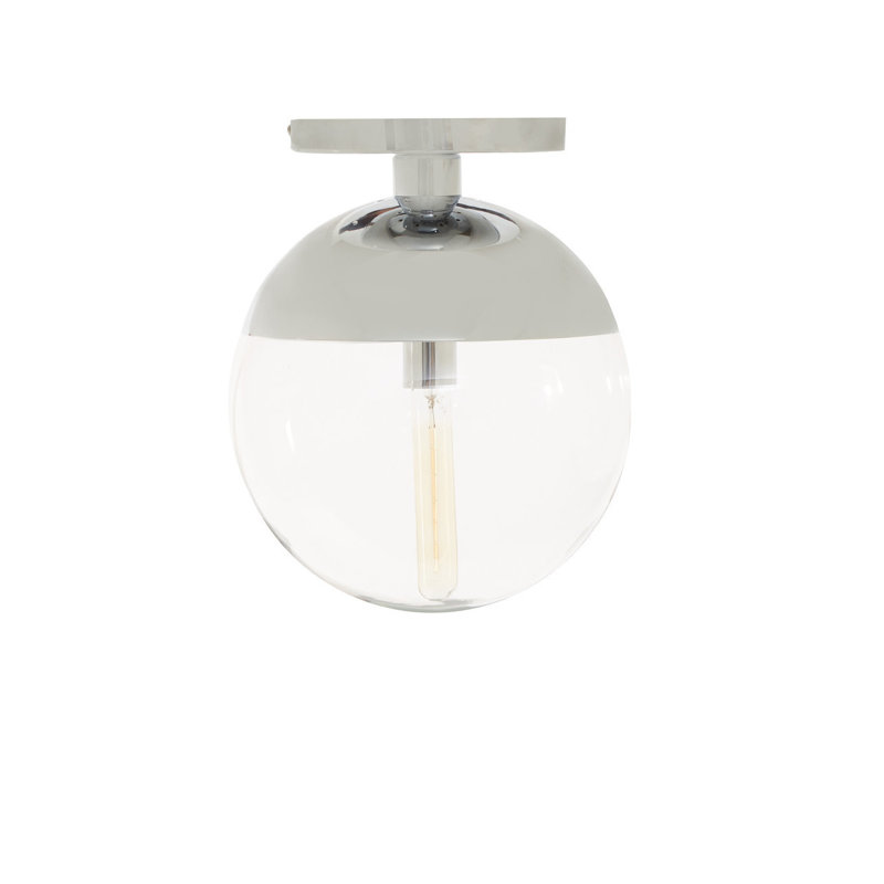 Royce Flush Mount, Silver
