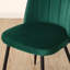 Barez Velvet/Suede Upholstered Armless Dining Chair with Adjustable Feet-468341869
