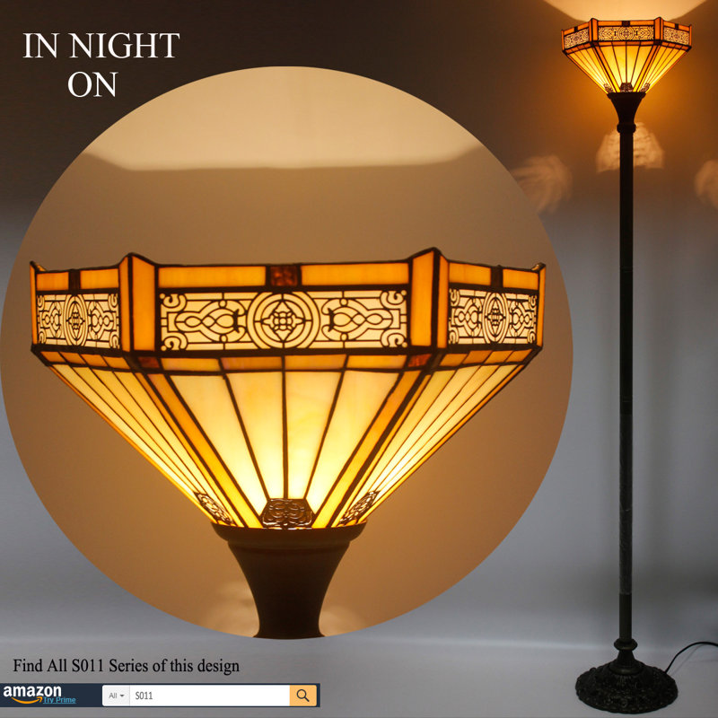 64'' Bronze Antique Floor Lamp