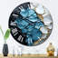 Horloge murale Turquoise-93382822