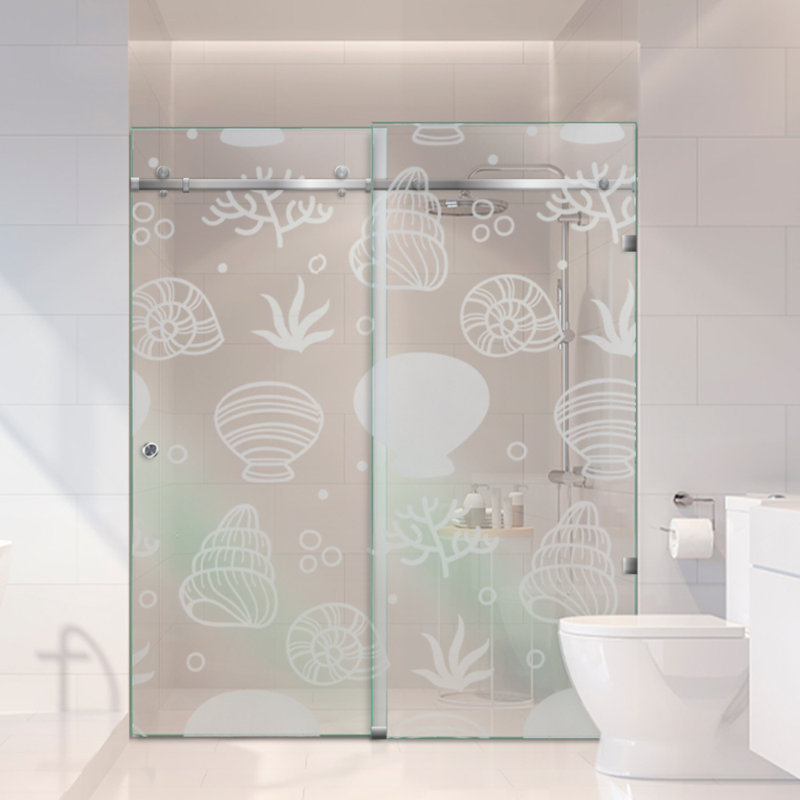Portes de douche coulissantes sans cadre H 58 po x H 80 po, Oui, Non privé
