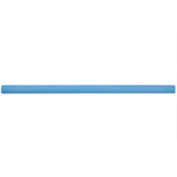 Twist 11.8" x 0.5" Glossy Ceramic Quarter Round Tile Trim in Blue