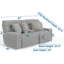 Causeuse inclinable électrique Neal Gravity de Neal-106927823