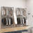35.5'' Carbon Steel Rolling Clothing Rack