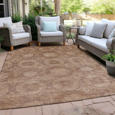 Tapis cuivre intérieur / extérieur lavable à la machine Xhevrie