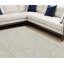 Tapis abstrait crème et beige 8 pi x 11 pi