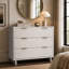 Ensemble de chambre à coucher avec commode et table de chevet 2 pièces Elara-128905486