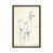 Toile avec cadre rustique foncé