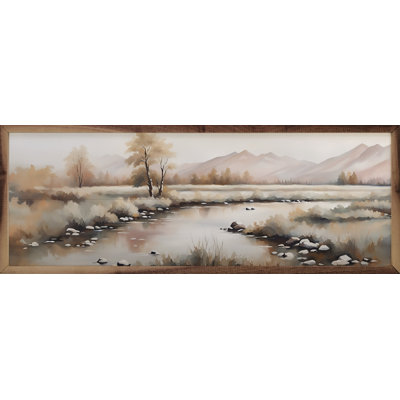 Creek With Mountains