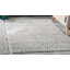Tapis gris à poils longs touffeté à la main Wilbert-26830930