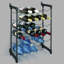 Standard Wine Bottle Rack Matte Black