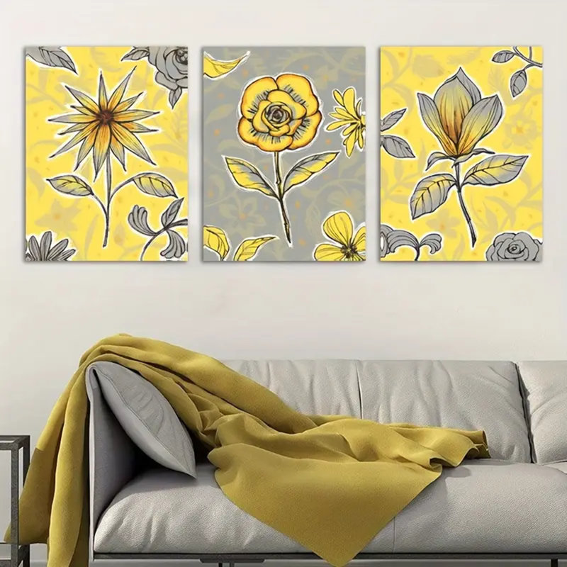 3 Piece Wrapped Canvas Print