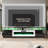 Bhhatu 2 Tier High Gloss TV Stand with Electric Fireplace Included-972715475-985932687
