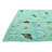 5x8 Perry Turquoise Rug