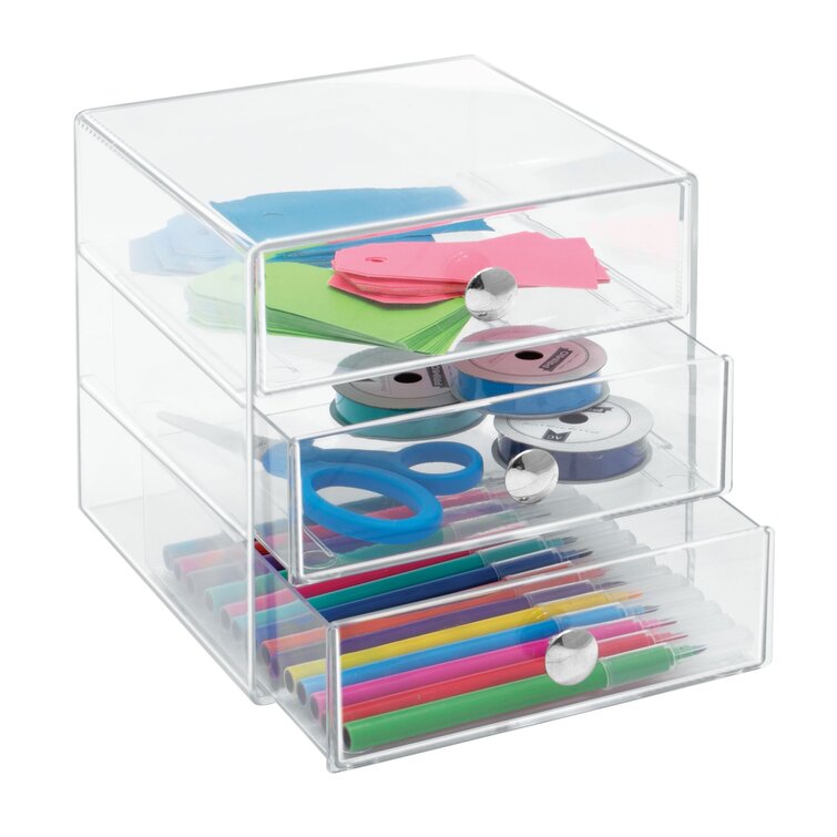  iDesign 42930 Med+ Bathroom Medicine Drawer Organizer