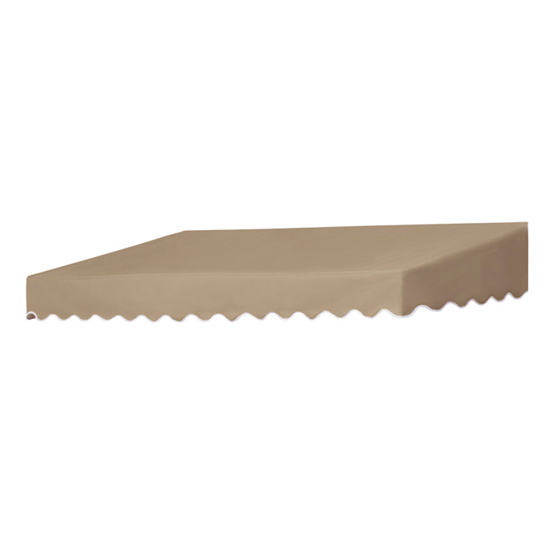 Auvent de porte en pente l 8 pi x P 4 pi, Sable