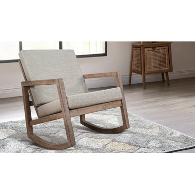  Morgan Modern Wood Rocker