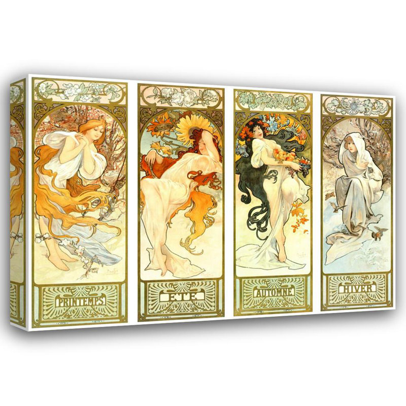 Four Seasons, 28" H x 40" W