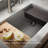 Billings 32-1/2 In. Undermount Single-Bowl Workstation Kitchen Sink-100160013