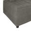 Fauteuil d'appoint carré touffeté en lin Lancy-1688445772