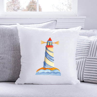 Nautical Sea Life_123 - Coussin décoratif avec coussin décoratif