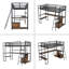 Lit mezzanine simple en métal-1950621775