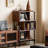 Tan+Black Solid + Manufactured Wood+Glass Display Cases