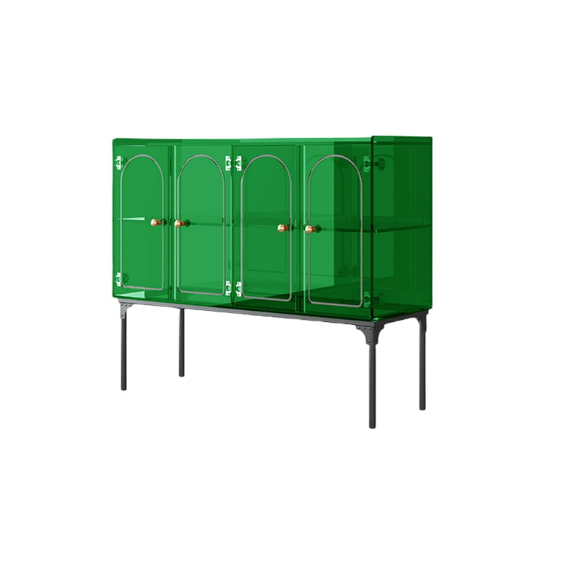 Italian Style Light Luxury Accent Cabinet Accent Cabinet, Green