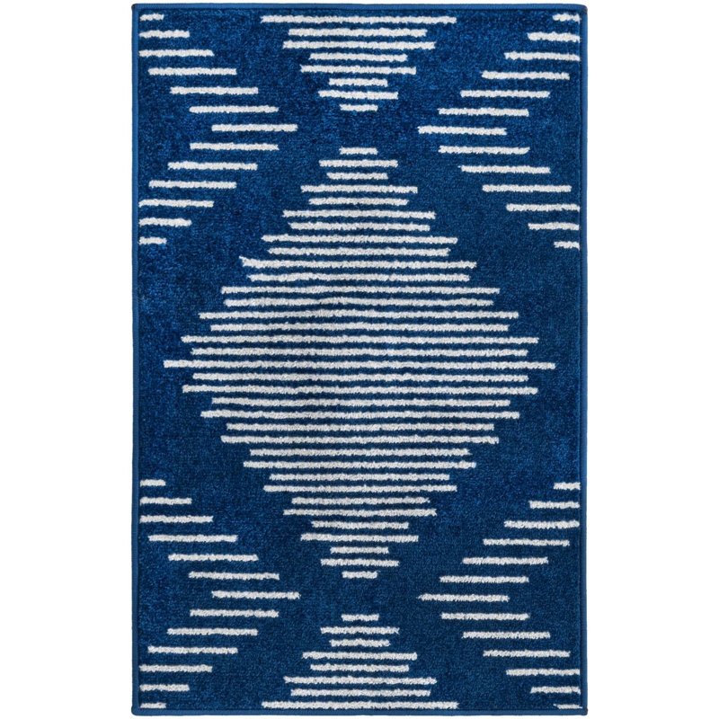 Geometric Indoor Rug, Rectangle 2' x 3'
