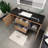 Castin 60" Wall-Mounted Single Bathroom Vanity Set-1185147562